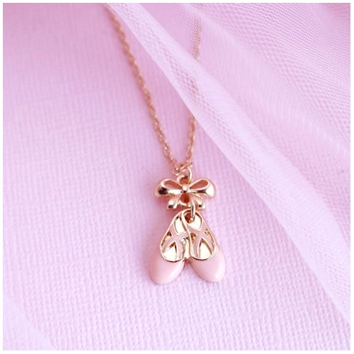 Lauren Hinkley Ballet Slippers Necklace Boxed
