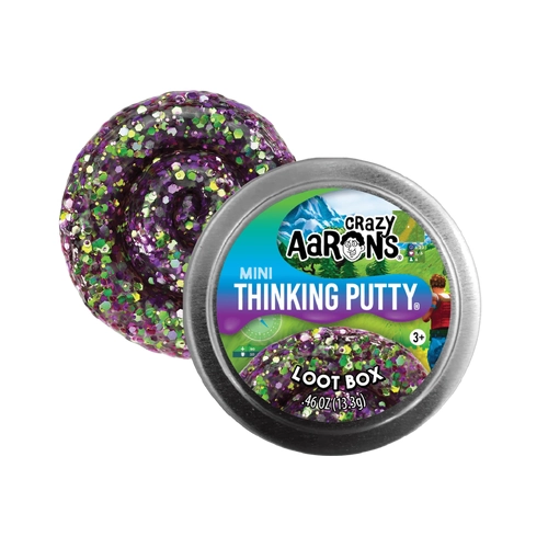 Crazy Aarons Thinking Putty Loot Box Mini Tin