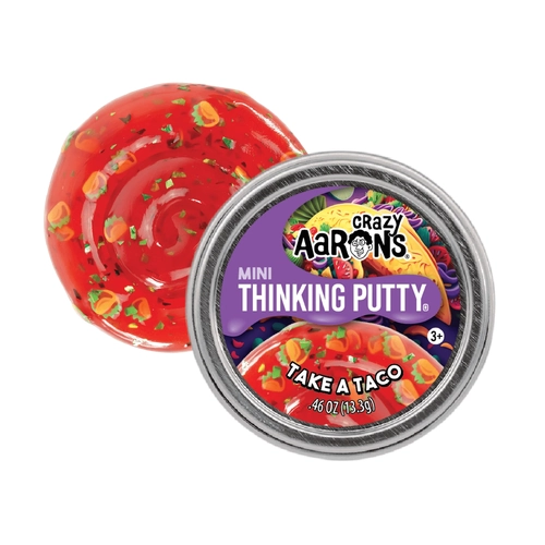 Crazy Aarons Thinking Putty Take A Taco Mini Tin