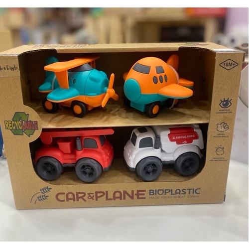 Bioplastic Trucks Set of 4