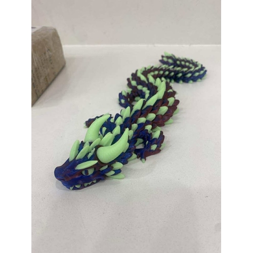 3D Printed Dragon - Large - Glow In The Dark
