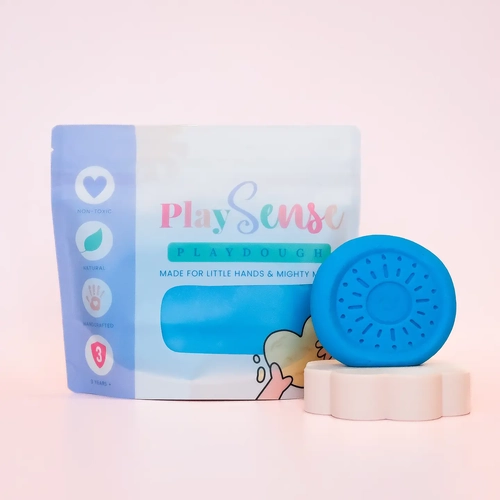 Play Sense Playdough | Bright Blue | Blue Slushie Scented 200g