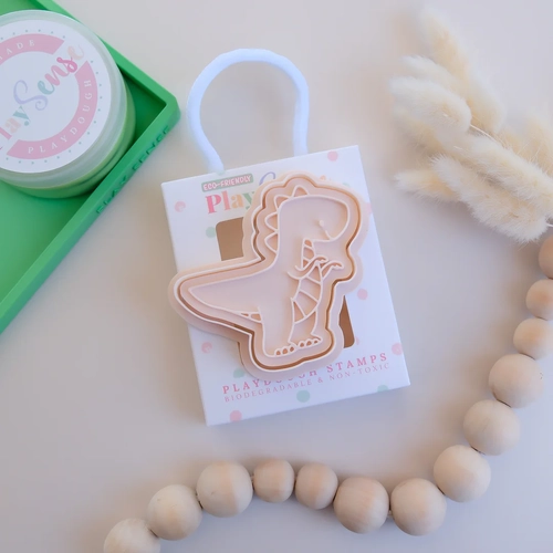 Play Sense Playdough Stamps & Cutters | T - Rex 