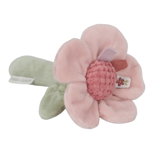 Little Dutch Flower Rattle Pink