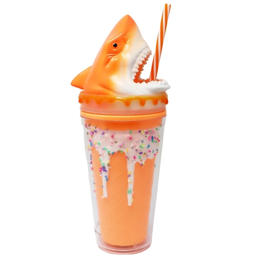 Shark Drinking Cup - Orange