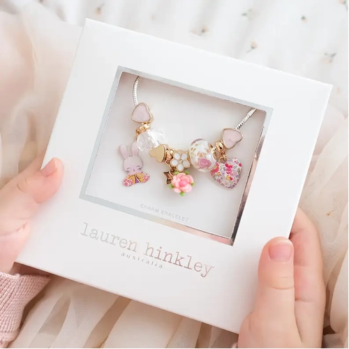 Lauren Hinkley Petite Fleur Bunbun Charm Bracelet