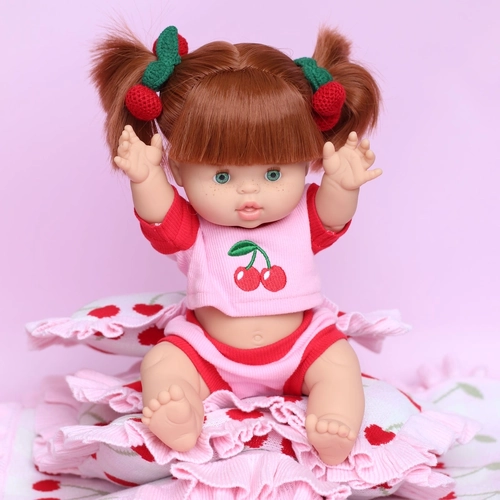 Cherry Dolls Top & Bloomer Shorts Set 34 - 38cm Dolls