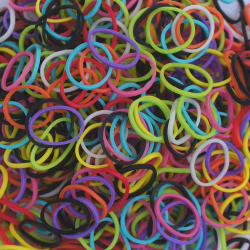 purple 24 Clips by Rainbow Loom Original Rainbow Loom Silicone Bands 600 Bands