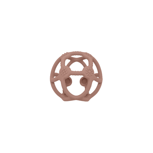 Silicone Teething Ball - Rose