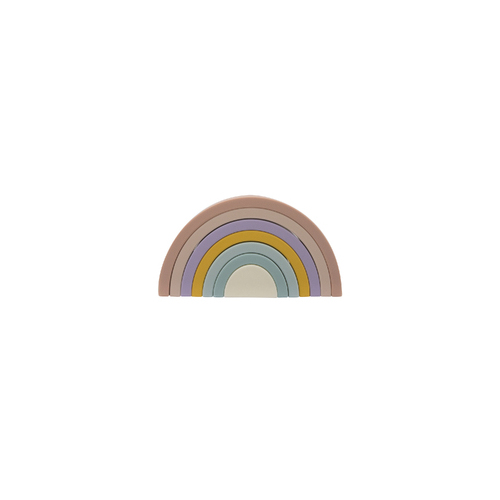 Silicone rainbow puzzle - Rose