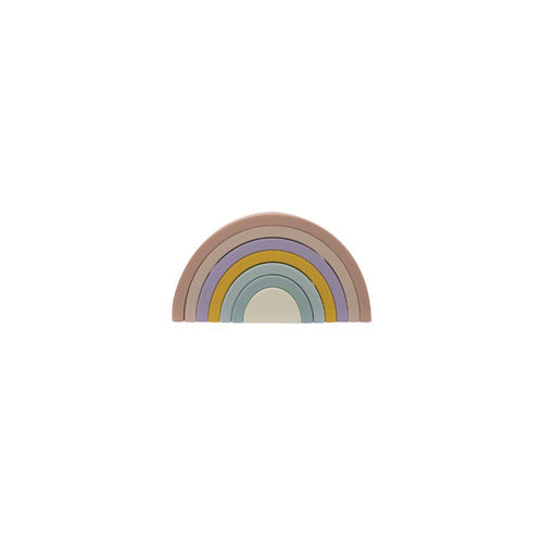 Silicone rainbow puzzle - Rose