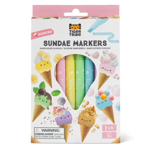 Tiger Tribe Scented Sunday Markers 