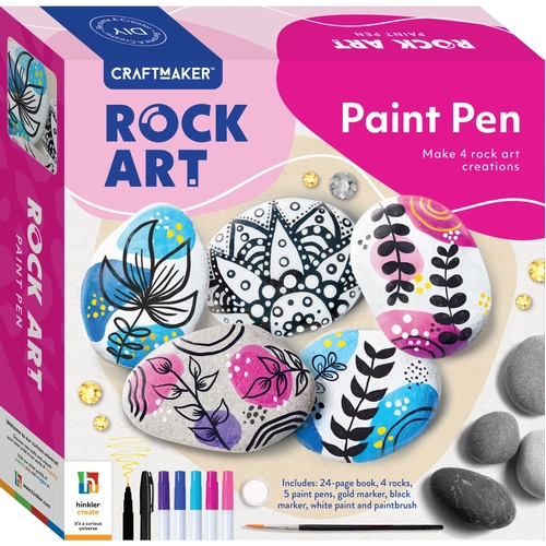 Craft Maker Paint Pen Rock Art Kit