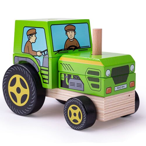 Bigjigs Toys Stacking Tractor