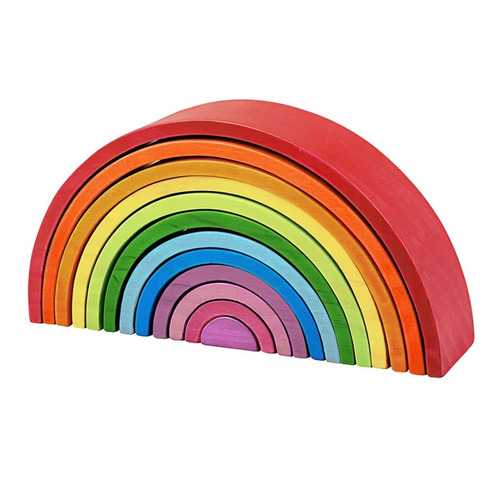 Wooden Stacking Rainbow - Large