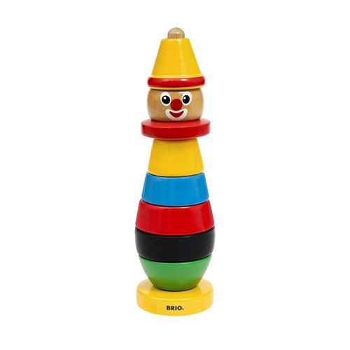 BRIO Stacking Clown 9 Pce | Wooden Toy Set