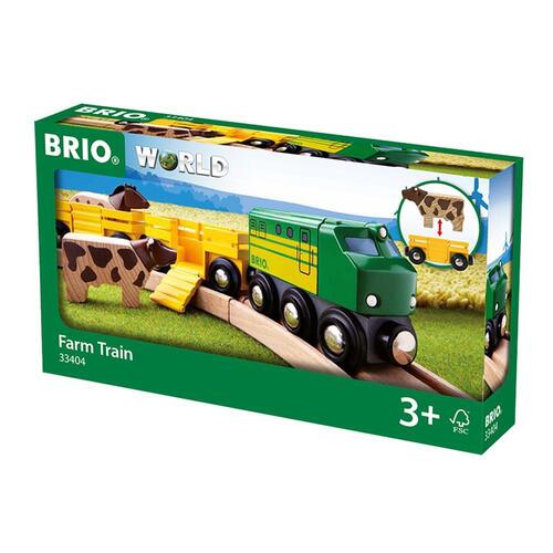 BRIO Farm Train 5 Piece Set
