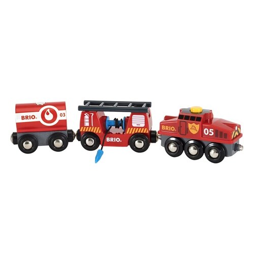 BRIO Rescue Firefighting Train 4 Pieces
