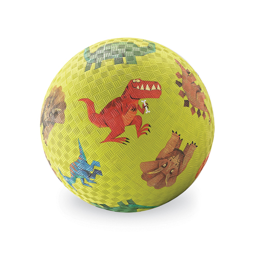 Crocodile Creek 7 Inch Playground Ball - Dinosaurs Green