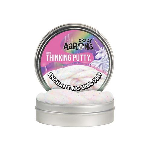 Crazy Aarons Thinking Putty Enchanting Unicorn - Glow In The Dark