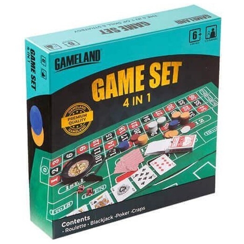 Gameland 4 in 1 Board Games