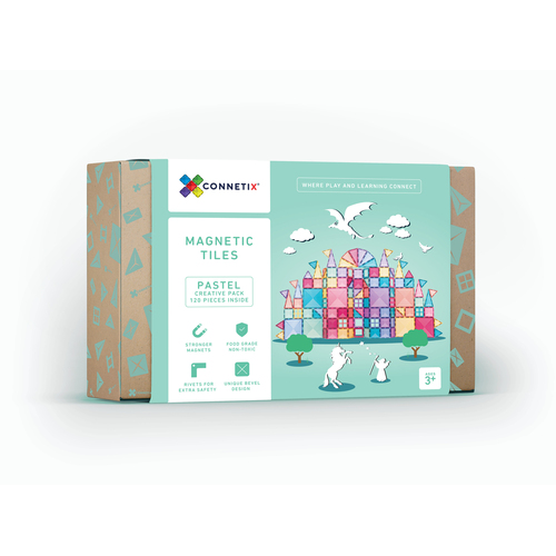 Connetix Tiles Pastel 120 Piece Creative Pack