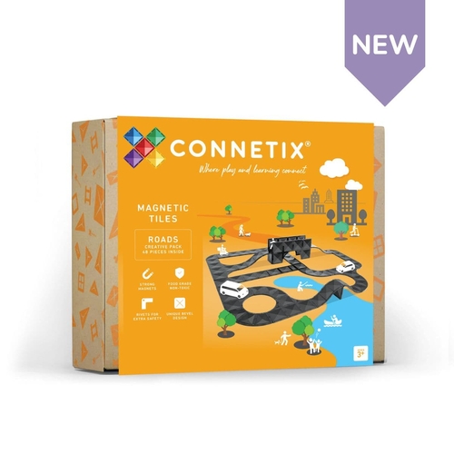 Connetix Tiles Creative Roads Pack 48pc