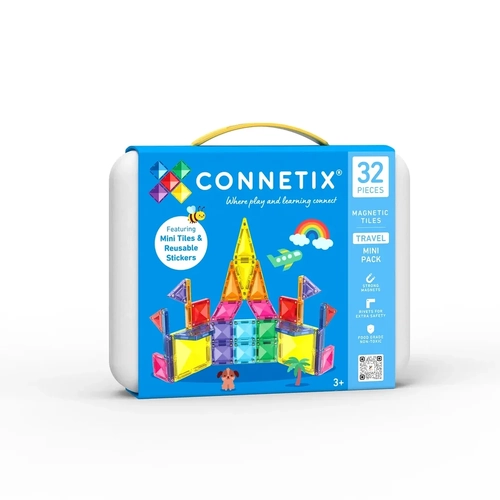 Connetix Tiles Travel Mini Pack 32pc