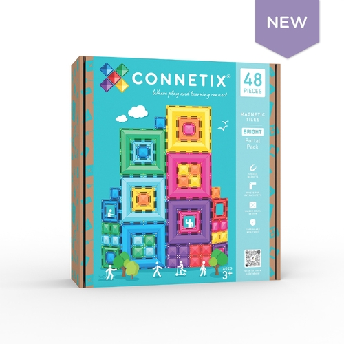 Connetix Tiles Bright Portal Pack 48pc