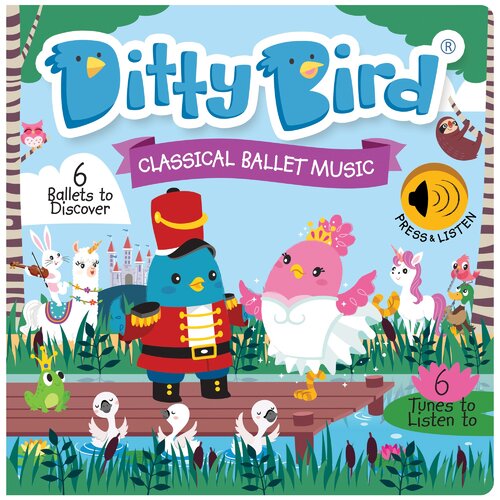 Ditty Bird Classical Ballet Music Board Book Awesome Range Of Baby Sound Books Australia