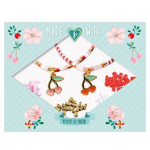 You & Me Tila& Cherries Beads Set