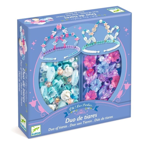 Duo of Tiaras Blue & Purple Bead Kit