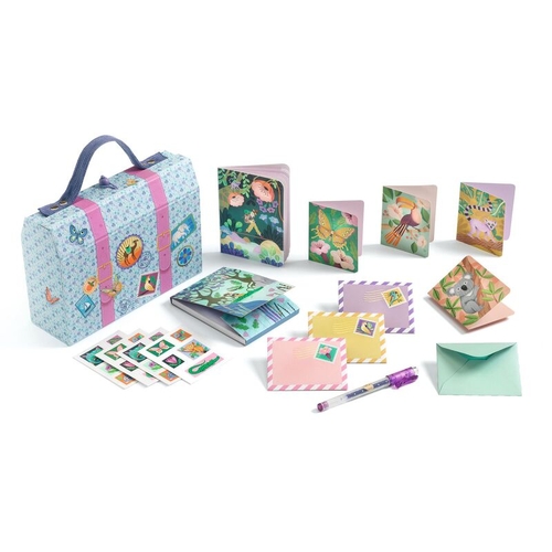 Djeco Tinou Stationery Case Garden Themed