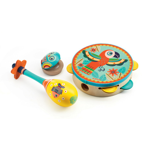 Djeco Animambo Set Of 3 Musical Instruments