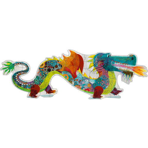 Djeco Leon The Dragon 58pc Giant Jigsaw Puzzle Buy Puzzles For