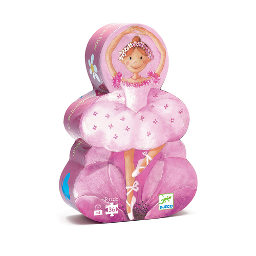 Djeco The Ballerina with The Flower 36pc Jigsaw Puzzle