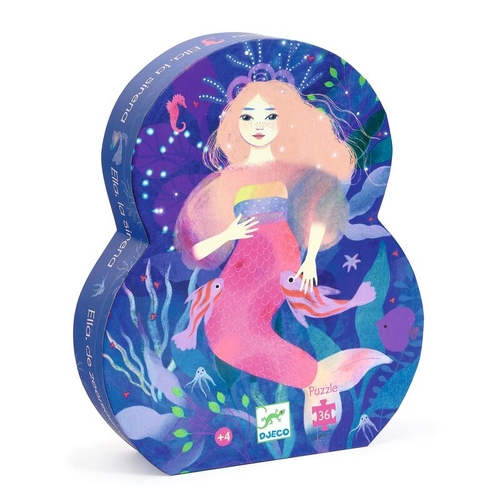 Djeco Ella The Mermaid 36pc Jigsaw Puzzle