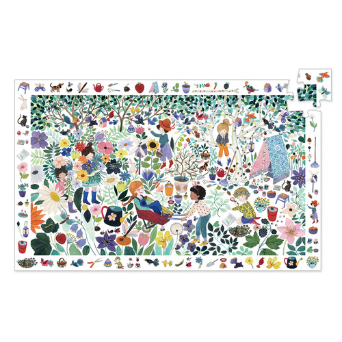 Djeco Flowers Observation Jigsaw Puzzle 100pc