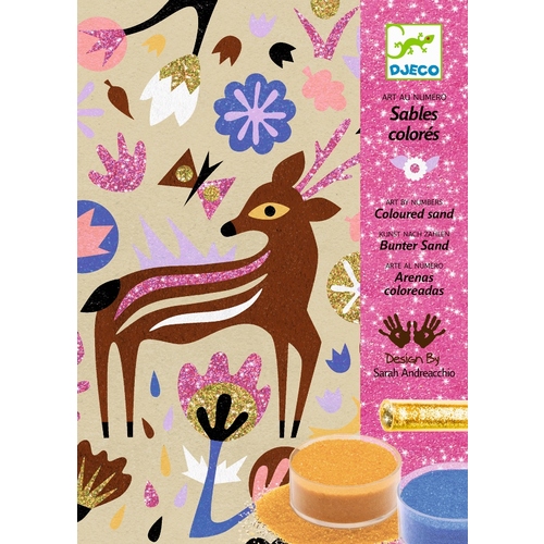 Djeco Woodland Wonderland Colour Sand Art Kit