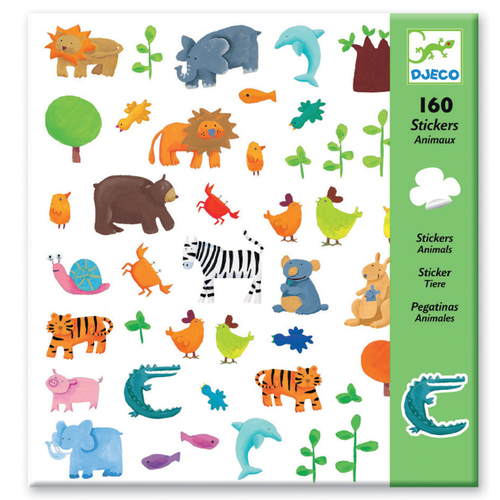 Djeco Animal Stickers | Kids Travel Toys & Craft Activity Kits | Toys &  Kids Activities Noosa