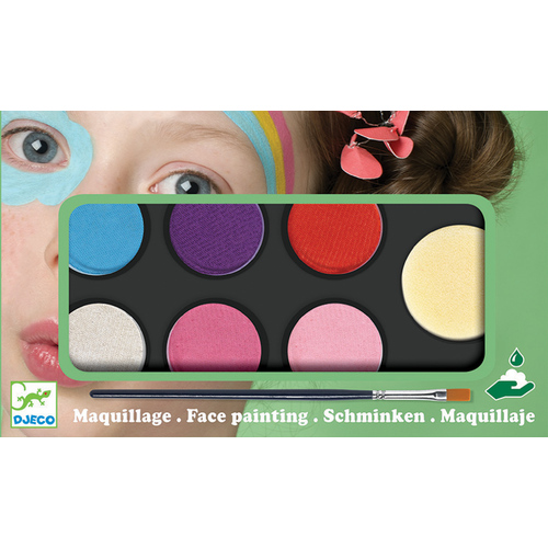 Djeco Sweet Body Art & Face Painting Palette | 6 Colours