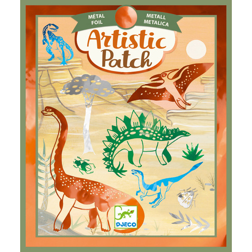 Djeco Artistic Patch Metal Dinosaurs