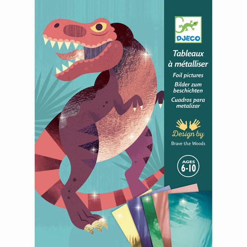 Djeco Jurassic Foil Pictures Art Kit