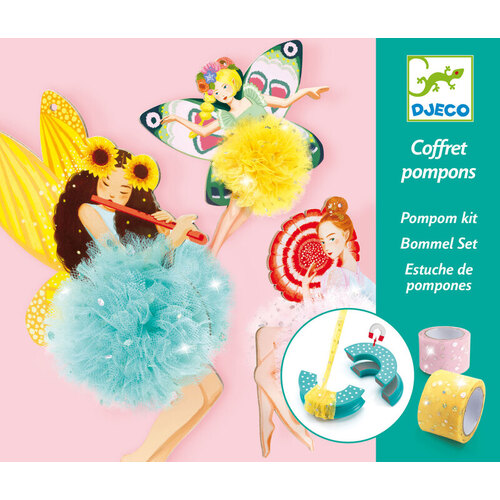 Djeco Fairy Pompoms | Wool Craft Kit