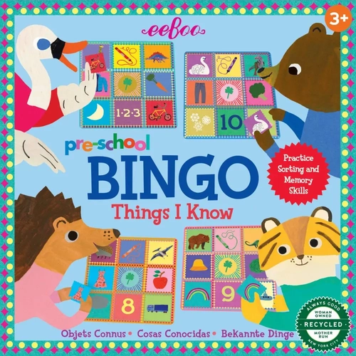 eeBoo Bingo Board Game
