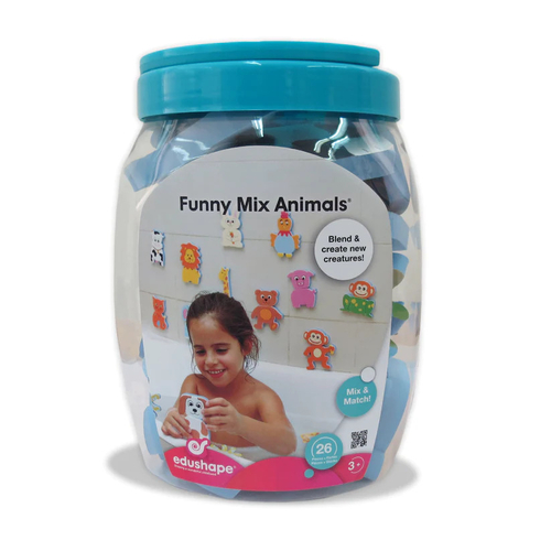 Funny Mix Animals Jar Bath Toy