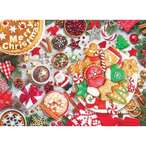 Eurographics Christmas Table 1000pc Jigsaw Puzzle in a Tin