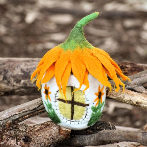 Felt Fairies And Gnomes House - Sunflower