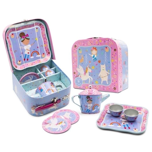 Floss & Rock Tea Set 7pc Rainbow Fairy 