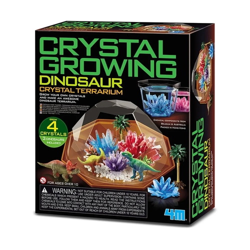 4M - Crystal Growing - Dinosaur Crystal Terrarium